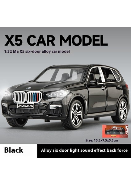 Ses ve Işık Bumerang Bmw X5 1:32 Alaşım Araba Modeli Jınlhe Jıang Koleksiyoncu Parçası Kutulu (Yurt Dışından)