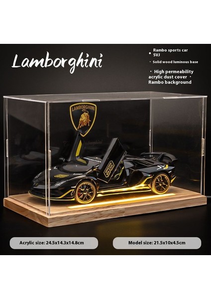 Lamborghini 1:24 Alaşımlı Araba Modeli Koleksiyonluk Süper Araba Modeli (Yurt Dışından)