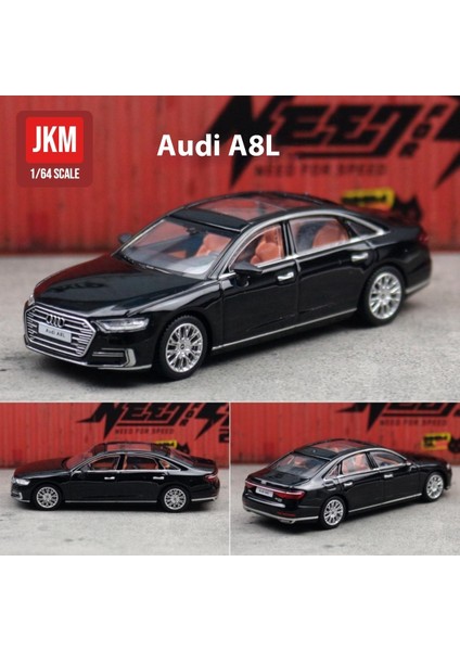 1/64 Ölçekli Audi A8L Alaşımlı Araba Modeli Araba Modeli Koleksiyoncu Sınıfı (Yurt Dışından)