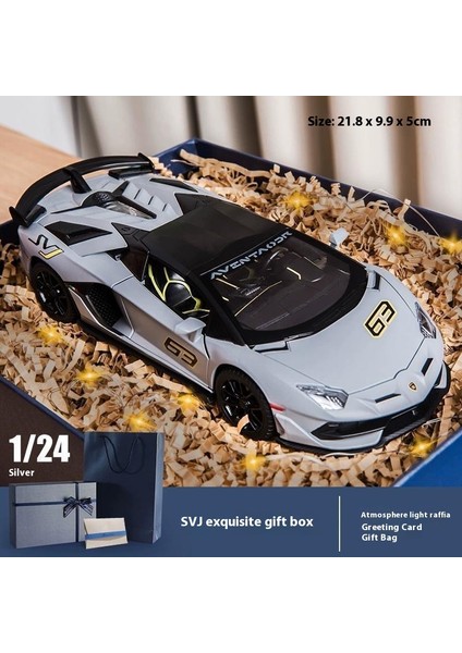 Lamborghini 1:24 Alaşımlı Araba Modeli Koleksiyonluk Süper Araba Modeli (Yurt Dışından)
