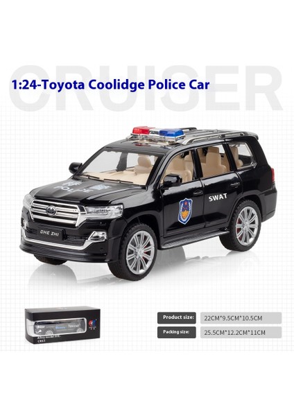 Range Rover Alaşımlı Araba Modeli Göz Ştırıcı Ses ve Işık + Dört Tekerlekli Amortisörler Kapıyı Açabilir Suv Araba Modeli Masaüstü Süsleri Koleksiyon (Yurt Dışından)