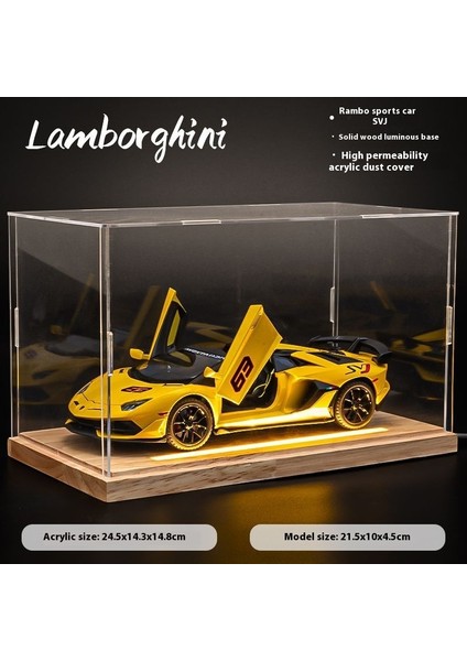 Koleksiyon Seviyesi] 1:24 Lamborghini Svj Alaşımlı Araba Modeli Simülasyon Süper Arabalar (Yurt Dışından)