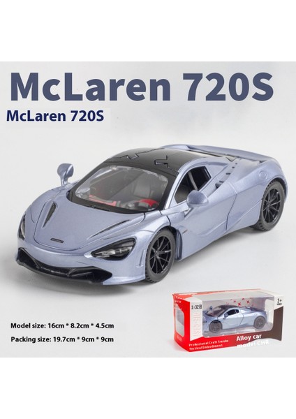 Mclaren 720S 1:32 Alaşımlı Koleksiyon Araba Modeli (Yurt Dışından)
