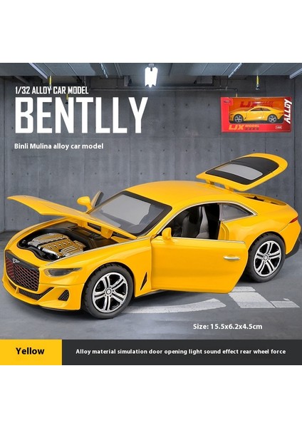 Bentley Bentley 1/32 Mulliner Alaşımlı Araba Modeli Kapı Açma Simülasyonu, Aydınlatma ve Ses Efektleri, Bumerang Koleksiyon Parçası. (Yurt Dışından)