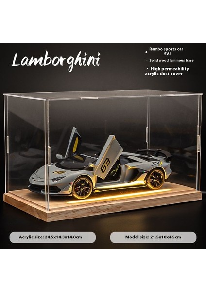 Koleksiyon Seviyesi] 1:24 Lamborghini Svj Alaşımlı Araba Modeli Simülasyon Süper Arabalar (Yurt Dışından)