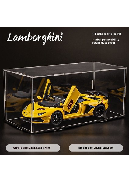 Koleksiyon Seviyesi] 1:24 Lamborghini Svj Alaşımlı Araba Modeli Simülasyon Süper Arabalar (Yurt Dışından)