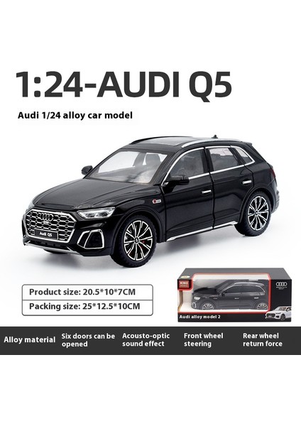 Audi Q5 1:24 Alaşımlı Araba Modeli Koleksiyonluk Süs (Yurt Dışından)