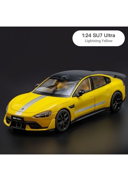 Xiaomi Su7 Araba Modeli 1:24 Alaşım Simülasyon Koleksiyoncu Araba Modeli Bumerang Hareketli Süsler (Yurt Dışından)
