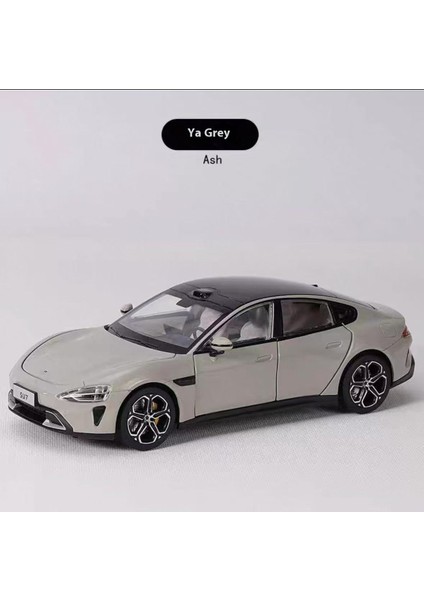 Xiaomi Su7 Araba Modeli Simülasyon Alaşım Araba Modeli 1:24 Koleksiyon Süsleri Geri Oyuncaklar (Yurt Dışından)