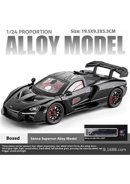 Mclaren Senna 1:24 Alaşımlı Araba Modeli Koleksiyoncu Ürünü (Yurt Dışından)