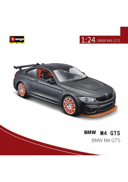 Bmw M4 Gts Alaşımlı Araba Modelleri Koleksiyonluk Araba Modelleri 1:24 Parçası (Yurt Dışından)