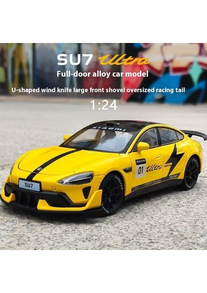 Xiaomi Su7 Araba Modeli Bumerang Oyuncak Simülasyon Alaşım Araba Modeli 1:24 Koleksiyon Süsleri (Yurt Dışından)
