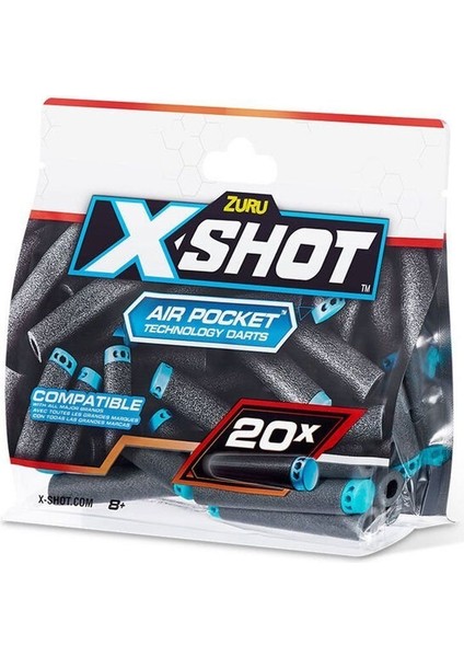 36587 Zuru x Shot Silah 20 Li Yedek Paket -Sunman