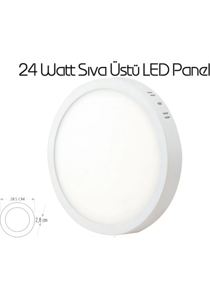 24W Sıva Üstü LED Spot Armatür Ofis, Ev, Koridor,balkon Için Tavan Aydınlatması