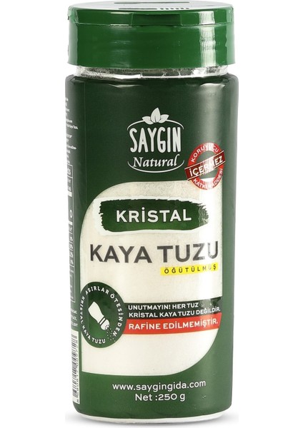 Kaya Tuzu Sofralık Tuzluklu 250 gr