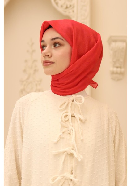 Soft Eşarp 48896 Pembe Karışık Desen