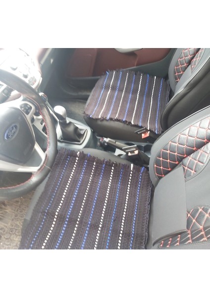 Terletmez Oto Koltuk Kilim Seti 2 Ön 1 Arka 3lü Set %100PAMUKLU El Dokuması Minder fiyatları