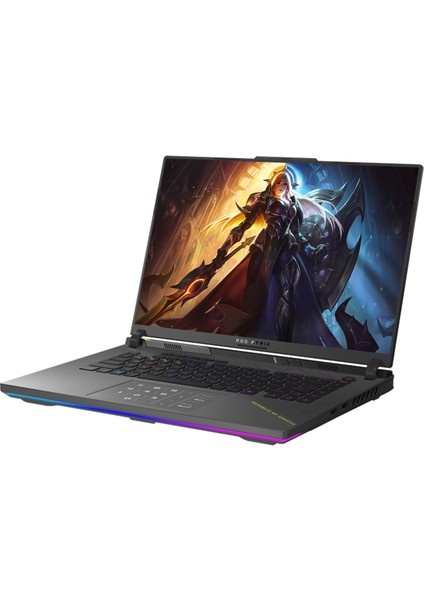 Rog Strix G16 Amd Ryzen 9 8940HX 16GB 512GB SSD RTX5070TI/12GB 140W 16" Fhd+ 165Hz W11P Taşınabilir Bilgisayar & Per4 Çanta G614PRRV050P387
