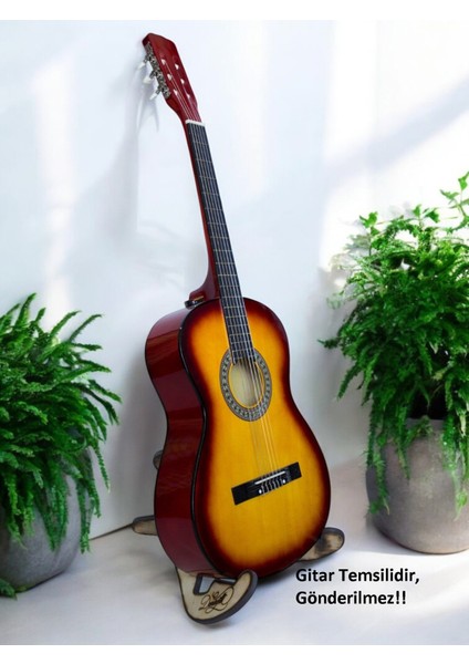 Ahşap Klasik Akustik Elektro Gitar Standı - Natural fırsatları
