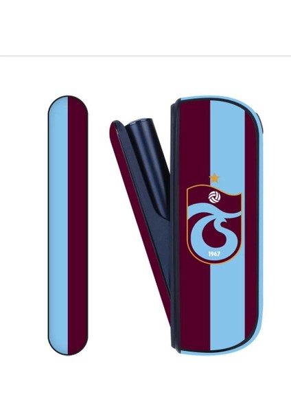 Iqos Illuma Kapaklı Kılıf Taraftar Bordo Mavi (Terrea ile Çalışan Cihaza Uygundur)Sadece Kılıftır