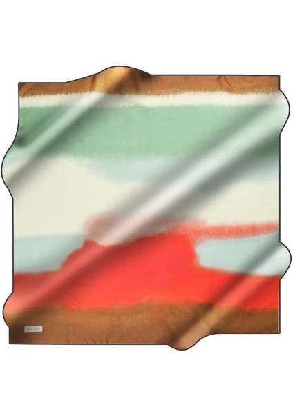 Tivil İpek Eşarp 8044438 - 912 - 48698 Kırmızı Karışık Desen