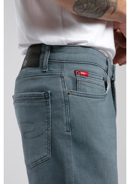 Jagger Normal Bel Dar Kesim Düz Paça Gri Erkek Jean Pantolon fırsatları