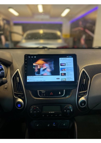 Hyundai İX35 Uyumlu 6 GB Ram 128 GB Dahili Hafıza 9 Inç Multimedya Kablosuz Carplay Geri Görüş Kameralı