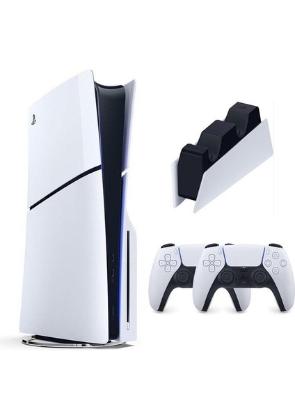 Playstation 5 1tb Slim + 2. Dualsense Ps5 Dualsense + Şarj Istasyonu