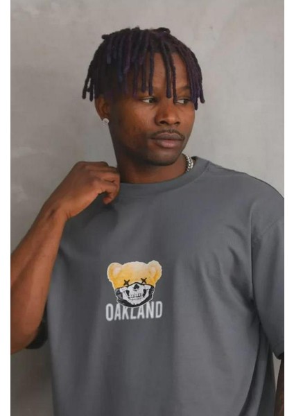 Unisex Baskılı Oversize T-Shirt