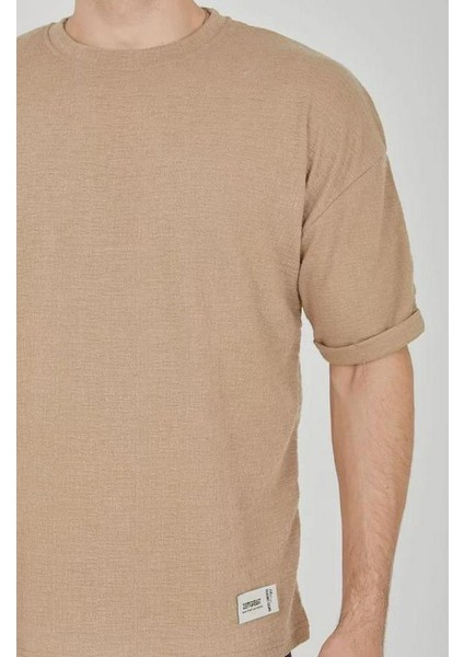 Unisex Jakar Kumaş Rahat Kol T-Shirt fiyatları