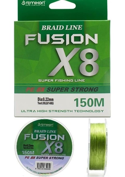 Fusion 150M X8 Green Ip Misina