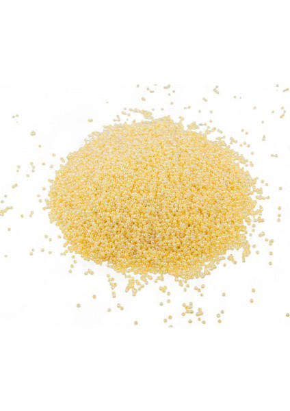 2 Renk Krem (11/0) 2 mm Kum Boncuğu 100 gr