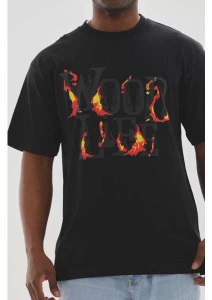 Unisex Baskılı Oversize T-Shirt