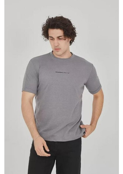 Unisex Jakar Kumaş Slim Fit T-Shirt