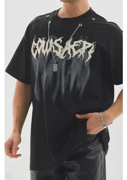 Unisex Oversize Kolye Dahil T-Shirt fiyatları