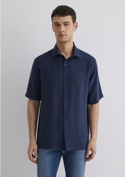 0211567-70488 Lacivert Gömlek modelleri