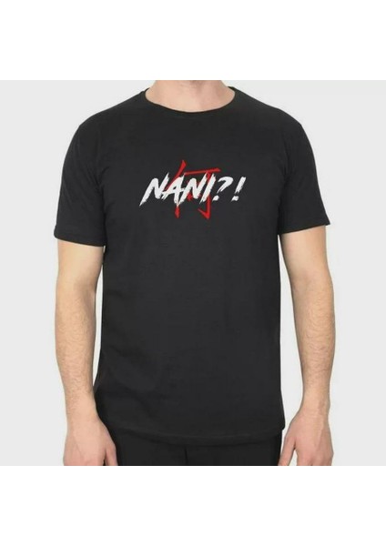 Unisex Bisiklet Yaka Baskılı Oversize T-Shirt