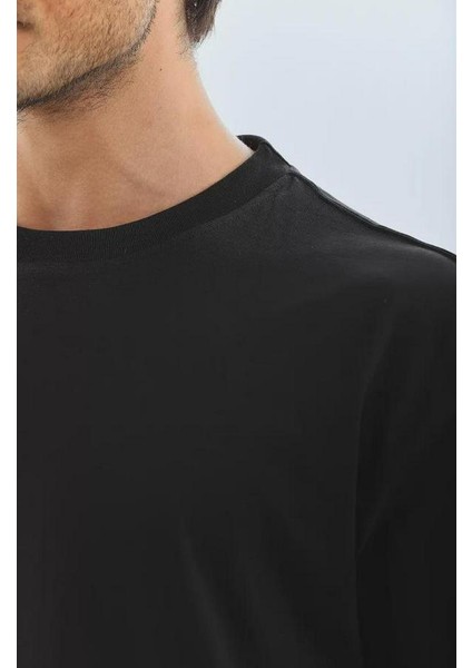 Unisex Oversize Düz Bisiklet Yaka T-Shirt modelleri