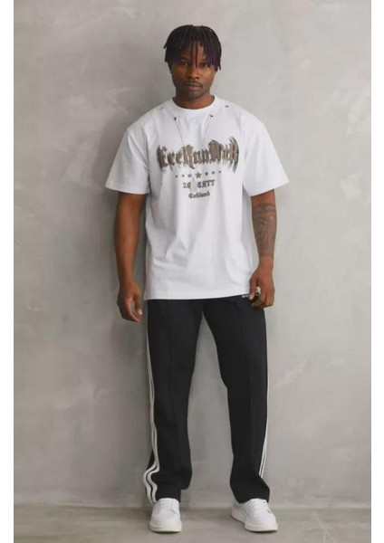 Unisex Oversize Kolye Dahil T-Shirt modelleri