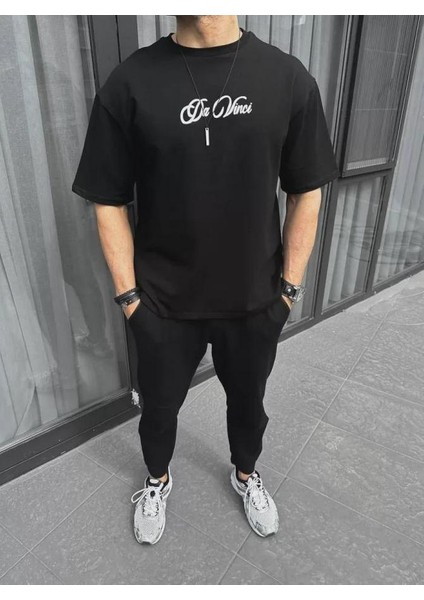 Unisex Baskılı Oversize T-Shirt