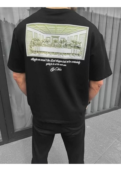 Unisex Baskılı Oversize T-Shirt modelleri