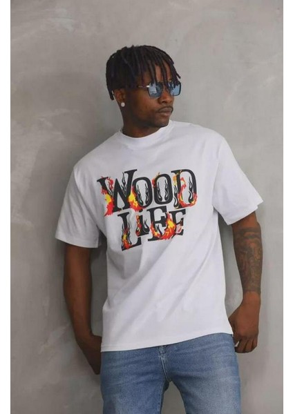 Unisex Baskılı Oversize T-Shirt modelleri