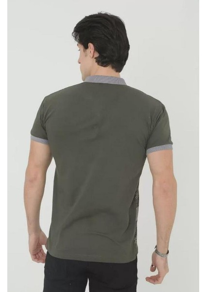 Yakalı Slim Fit Baskılı T-Shirt fiyatları