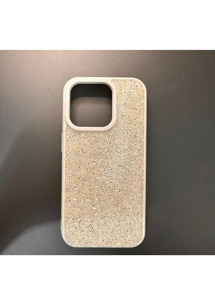 Beyaz Taşlı IPHONE 15 Pro Kılıf