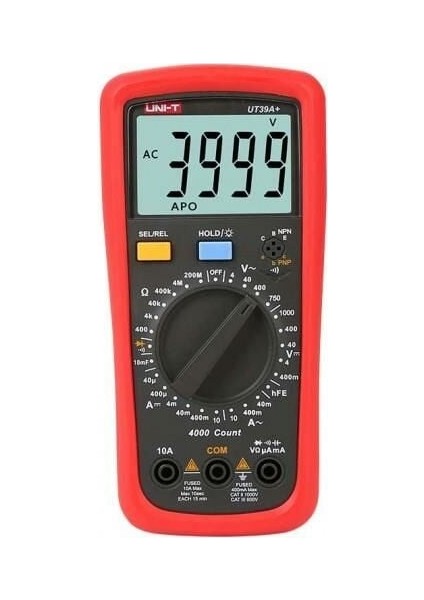 Unı-T UT39A+ Dijital Multimetre Ölçü Aleti