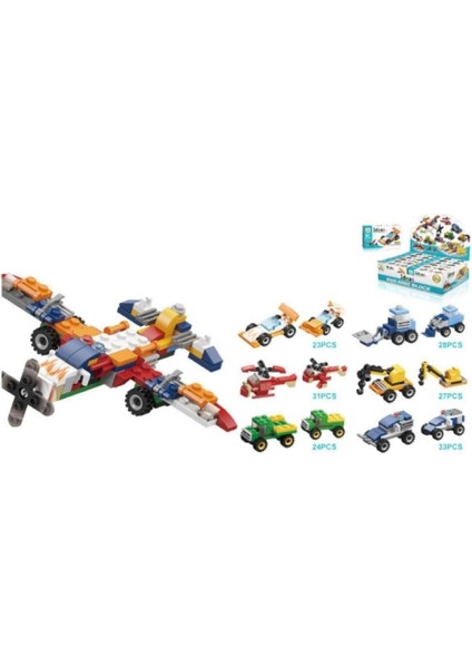 Ideas LEGO Araçlar 2in1 6 Lı Set 166 Parça (SM207B) indirimleri