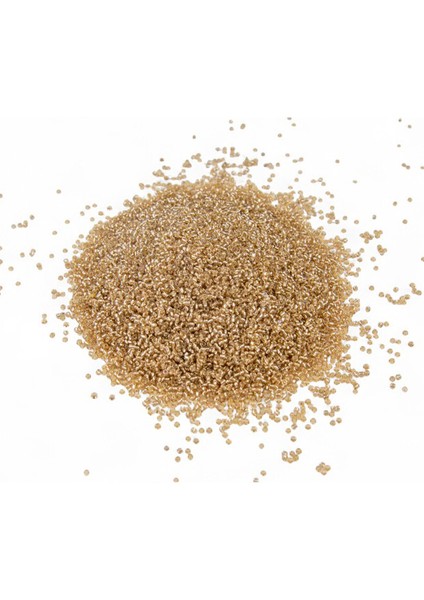 Kristal Rose Altın (11/0) 2 mm Kum Boncuğu 100 gr