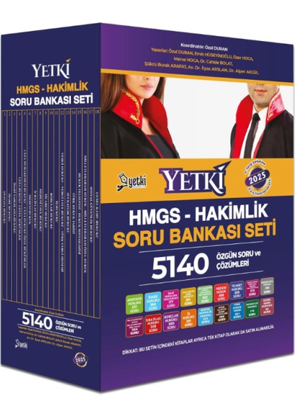 Hmgs ve Hakimlik Soru Bankası Seti 2025