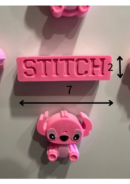 Stitch Magnet, Stitch Temalı Magnet, Angel Magnet Seti