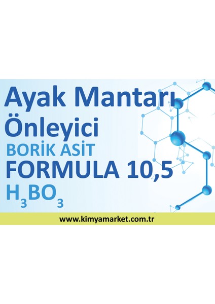 Ayak Mantarı Önleyici Borik Asit 250 gr